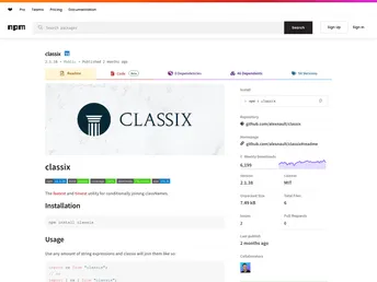 Classix screenshot