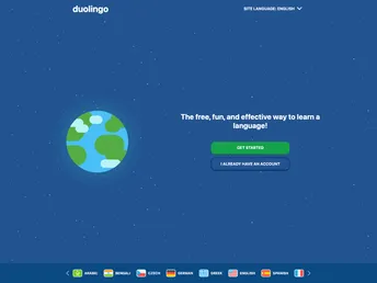 React Duolingo screenshot