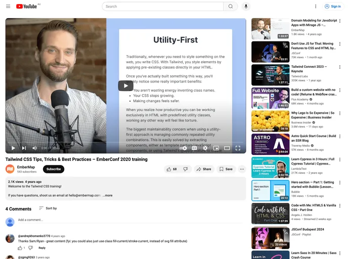 Emberconf2020 Tailwind Css Best Practices screenshot