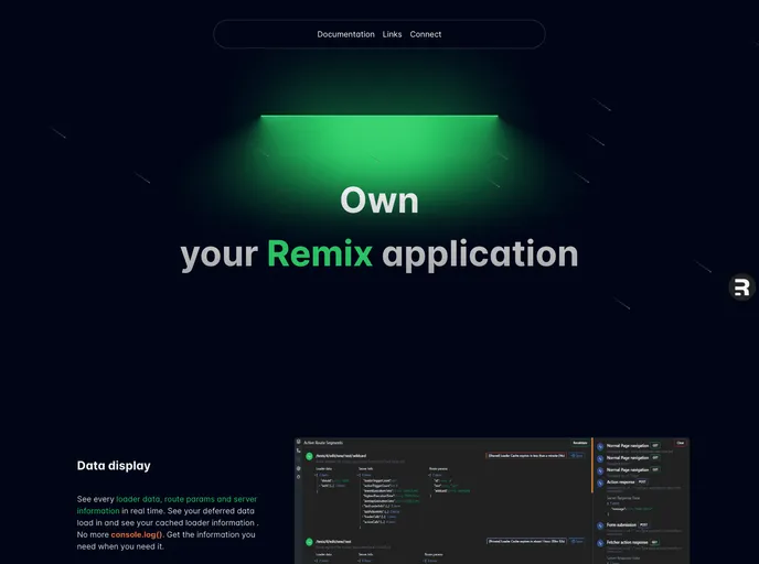 Remix Dev Tools screenshot