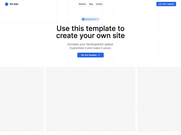 Agency Template screenshot