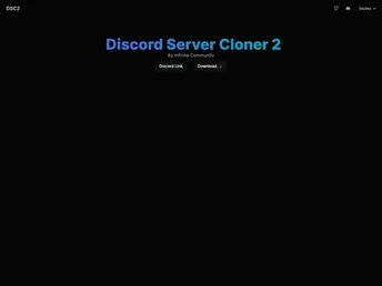 Discord Server Cloner2web screenshot