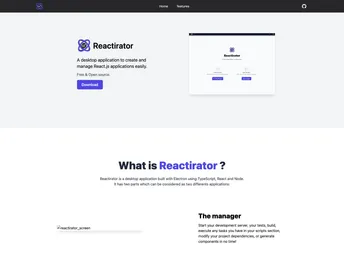 Reactirator screenshot