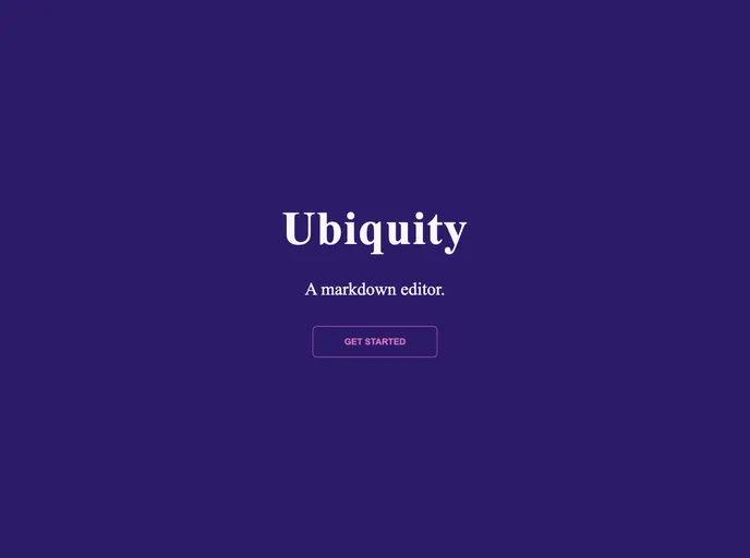 Ubiquity screenshot