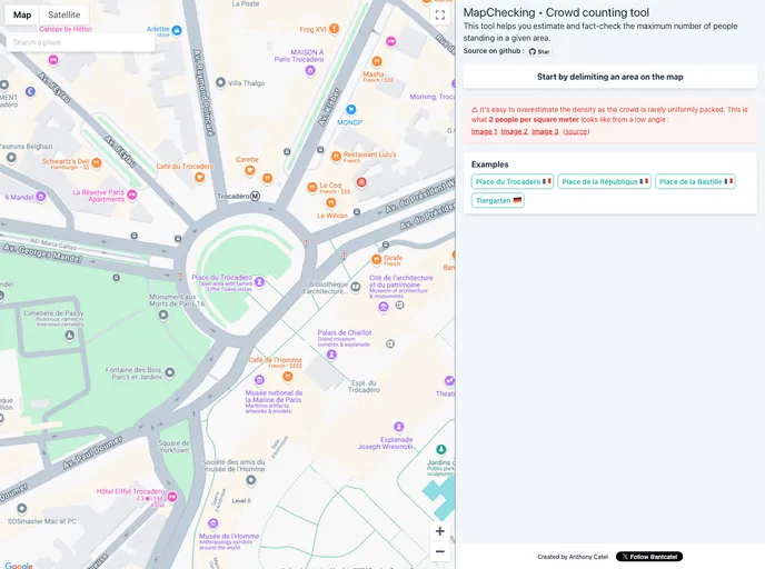 Mapchecking screenshot