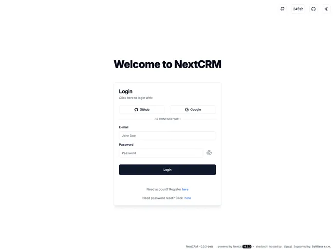 Nextcrm App screenshot