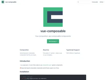 Vue Composable screenshot