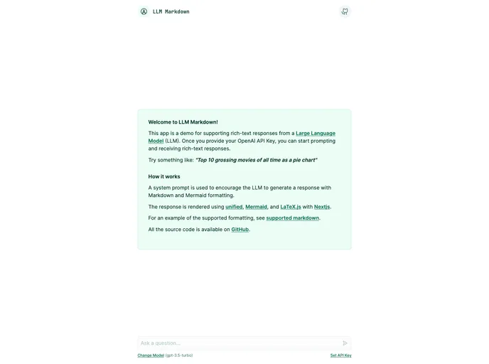 Llm Markdown screenshot