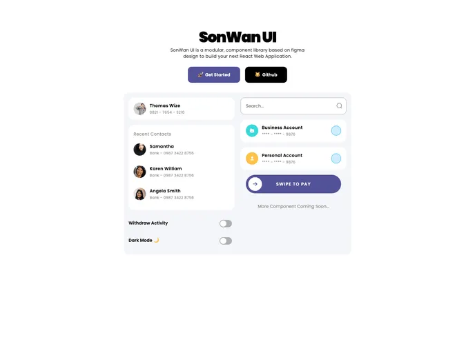 Sonwan Ui screenshot