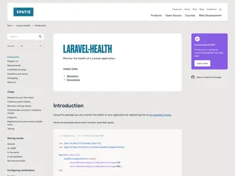 Laravel Health screenshot