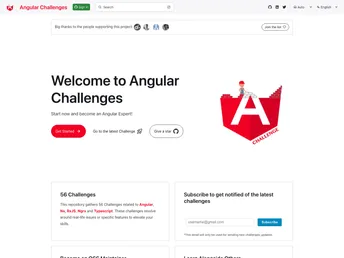 Angular Challenges screenshot