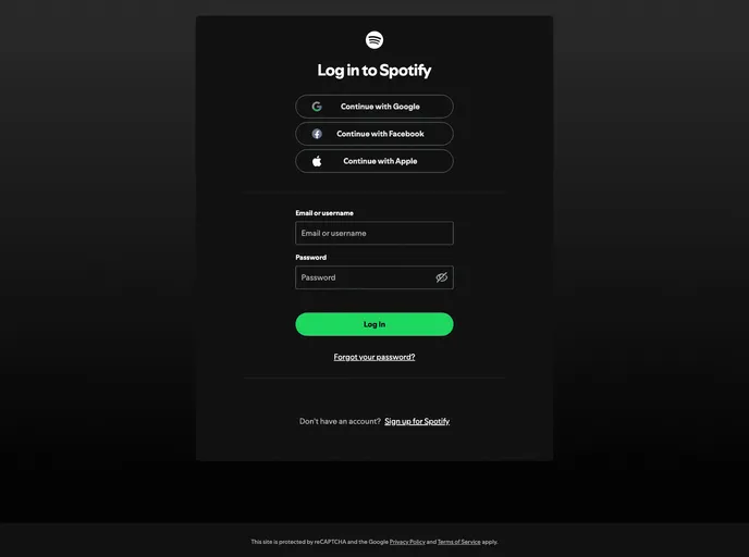 Angular Spotify screenshot