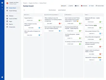 Jira Clone Angular screenshot