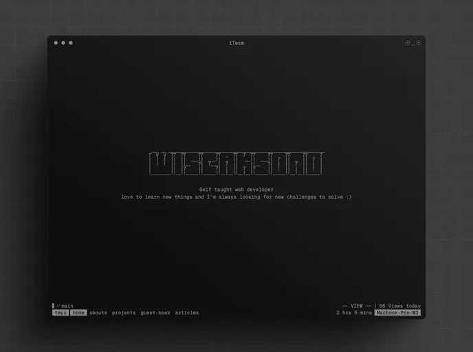 Wiscaksono Site screenshot